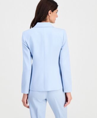 Women's Peak Lapel One-Button Blazer