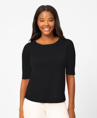 Women's Cable Round Hem Sweater