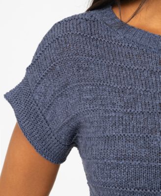 Women's Textured Stripe Sweater