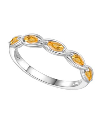 Amethyst (1/3 ct. t.w.) Ring in Sterling Silver (Also Available in Multi-Stones)