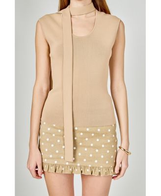 Women's Neckband Knited top