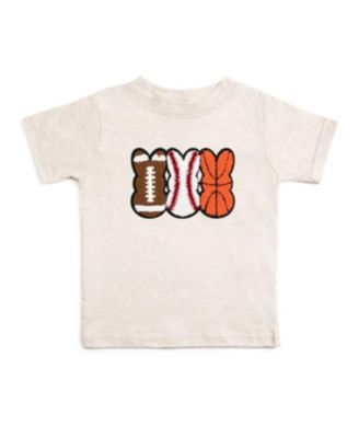 Toddler Boys Sports Peeps Patch Easter Short Sleeve T-Shirt