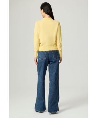 Women's Relaxed Polo Knit Sweater