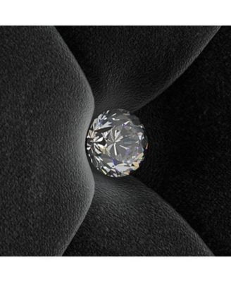 gaomon Floating Bed Frame Size with Smart Led Lights, Upholstered Platform Bed with Diamond Headboard, Solid Wood Slats Support, No Box Spring Needed