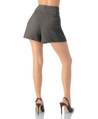 Women's Tailored Checkered Shorts