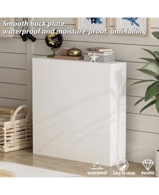 55.1" Wood 8-Shelf Freestanding Bookcase Standard Storage Organizer for Living Room, Office & Study