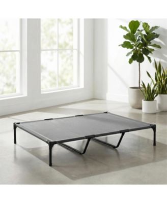 XL Elevated Dog Cot, Metal Frame Portable Raised Bed for Large Dogs