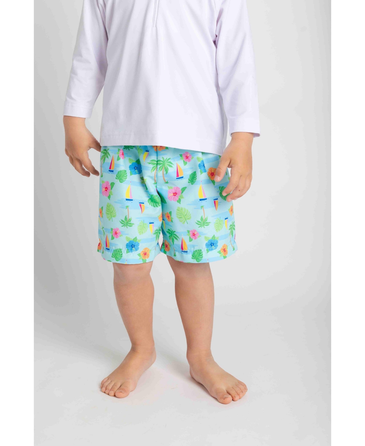 Florence Eiseman Baby Boy Tropical Print Swim Trunk