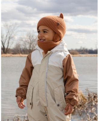 Baby Boys Mid-Season One-Piece Outerwear with Hat