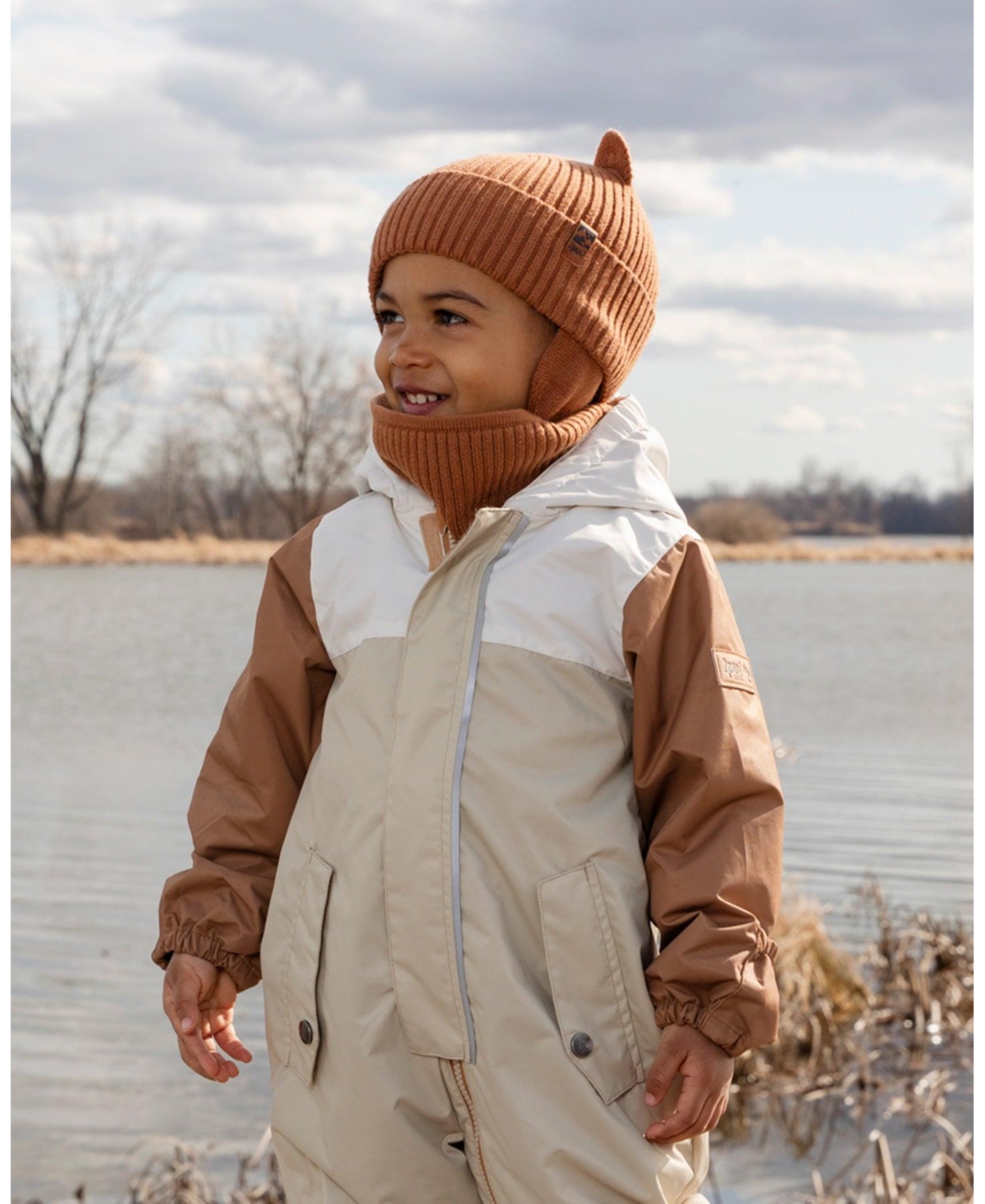 Deux par Baby Boys Mid-Season One-Piece Outerwear with Hat