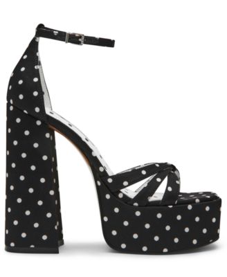 Women's Retro Strappy Block Heel Platform Dress Sandals