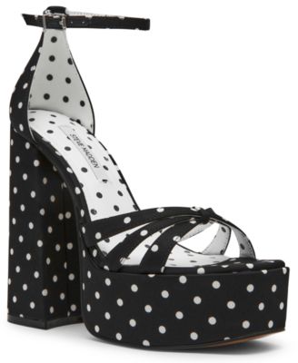 Women's Retro Strappy Block Heel Platform Dress Sandals