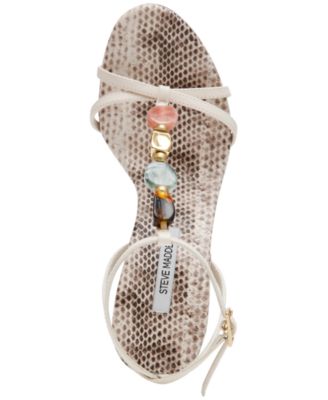 Women's Frenzi Novelty T-Strap Stiletto Heel Dress Sandals