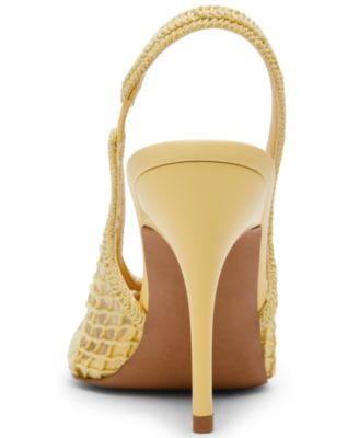 Women's Andromeda-C Crochet Pointed Toe Slingback Pumps