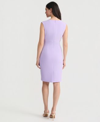 Women's Stretch Crepe Sheath Dress