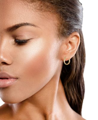 Hoop Earrings in 10k Yellow Gold