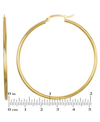 Hoop Earrings in 10k Yellow Gold