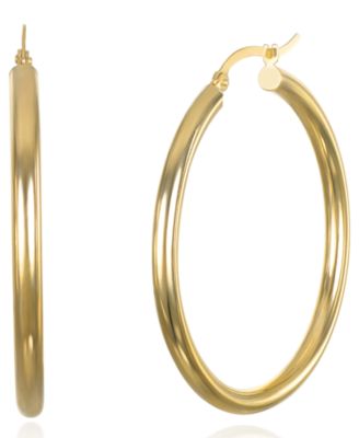 Hoop Earrings in 10k Yellow Gold