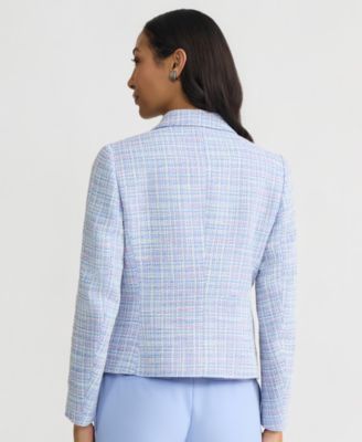 Women's Tweed One-Button Jacket