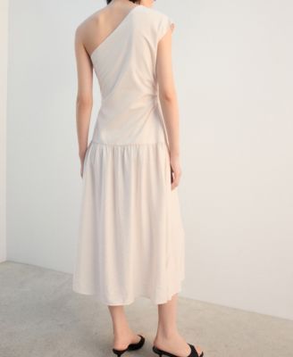 Women's Asymmetrical Pleated Dress
