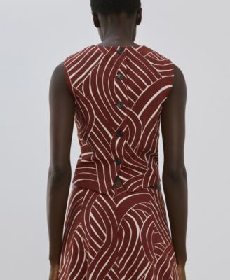 Women's Geometric Print Top