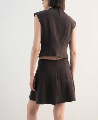 Women's A-Line Seam Detail Skirts