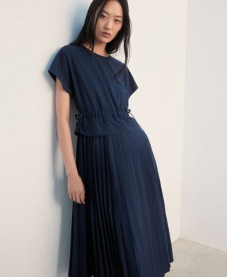 Women's Pleated A-Line Dress