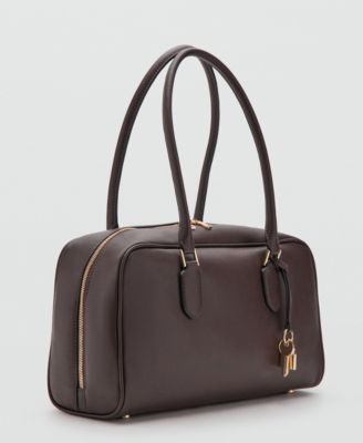 Women's Faux-Leather Finish Bowling Bag