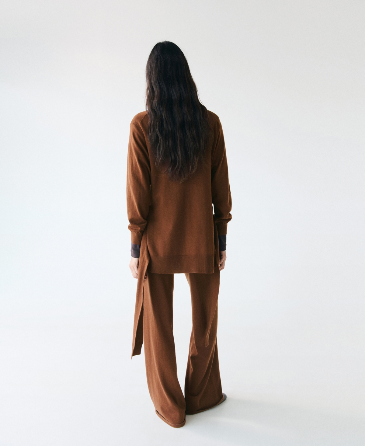 Mango Women's Wool Blend Knot Sweater