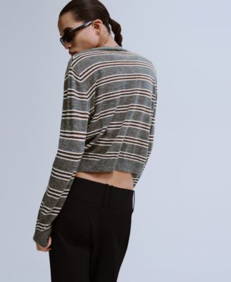 Women's Knit Striped Sweater