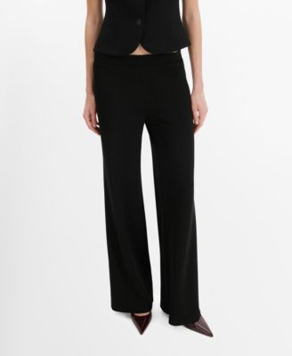 Women's Straight Low-Rise Suit Pants