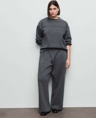Women's Straight-Fit Cotton Pants