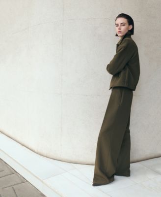 Women's Belt Straight-Fit Pants