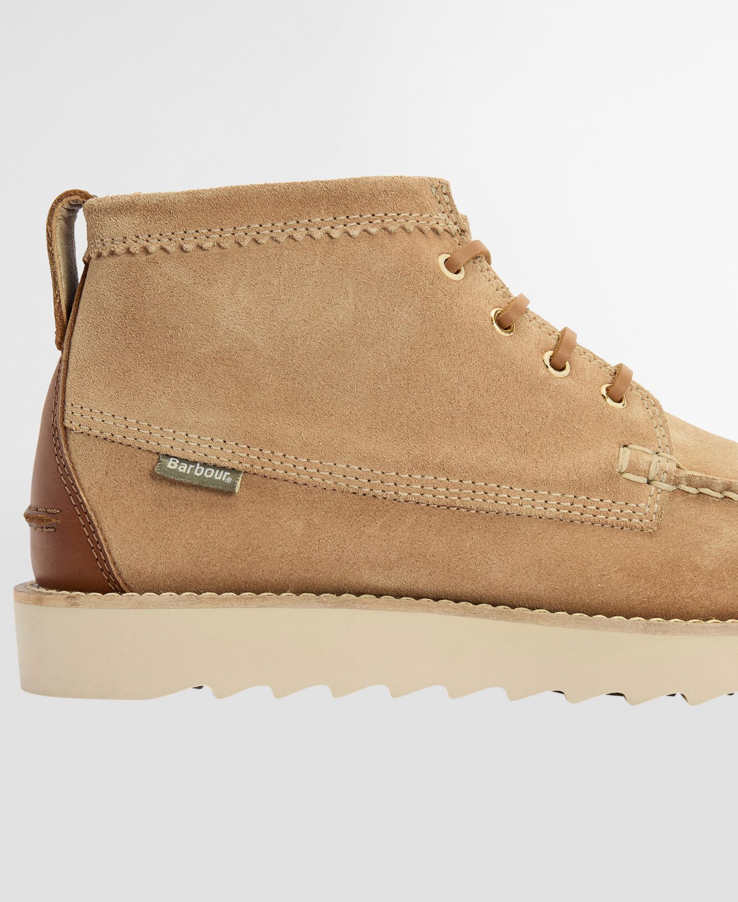 Мужские ботинки Barbour Hadston Chukka, цвет: Бежевый — фото 11