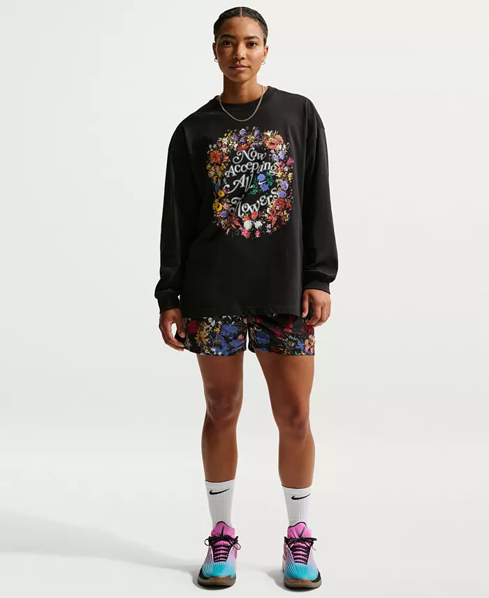 Women's Long-Sleeve Basketball T-Shirt