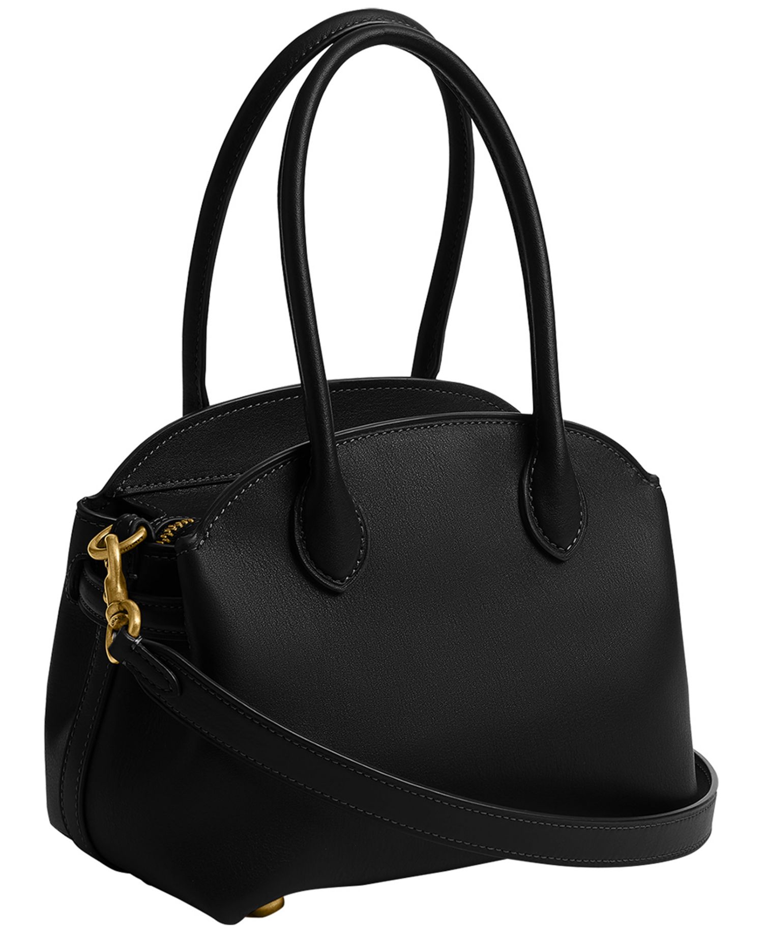 Soft Empire Small Leather Satchel Bag 21