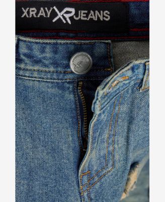 Big Boy's Heavy Rips Repaired Jeans