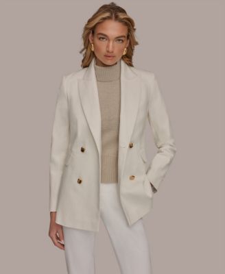 Donna Karan New York - Women's Denim Quilted Jacket