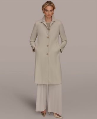 Women's Balmacaan Shirt Collar Coat