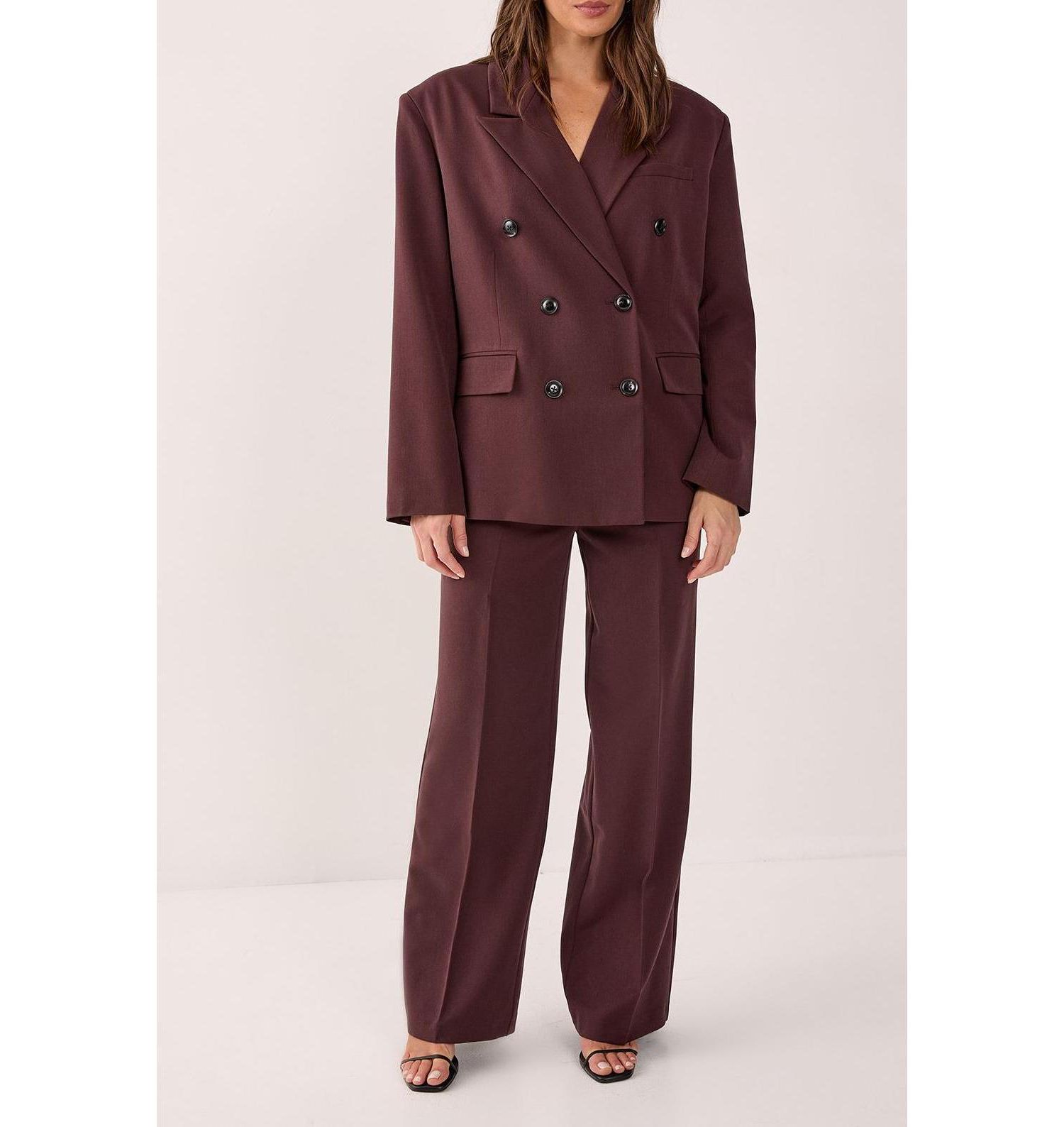 Women's Double Breasted Oversized Blazer