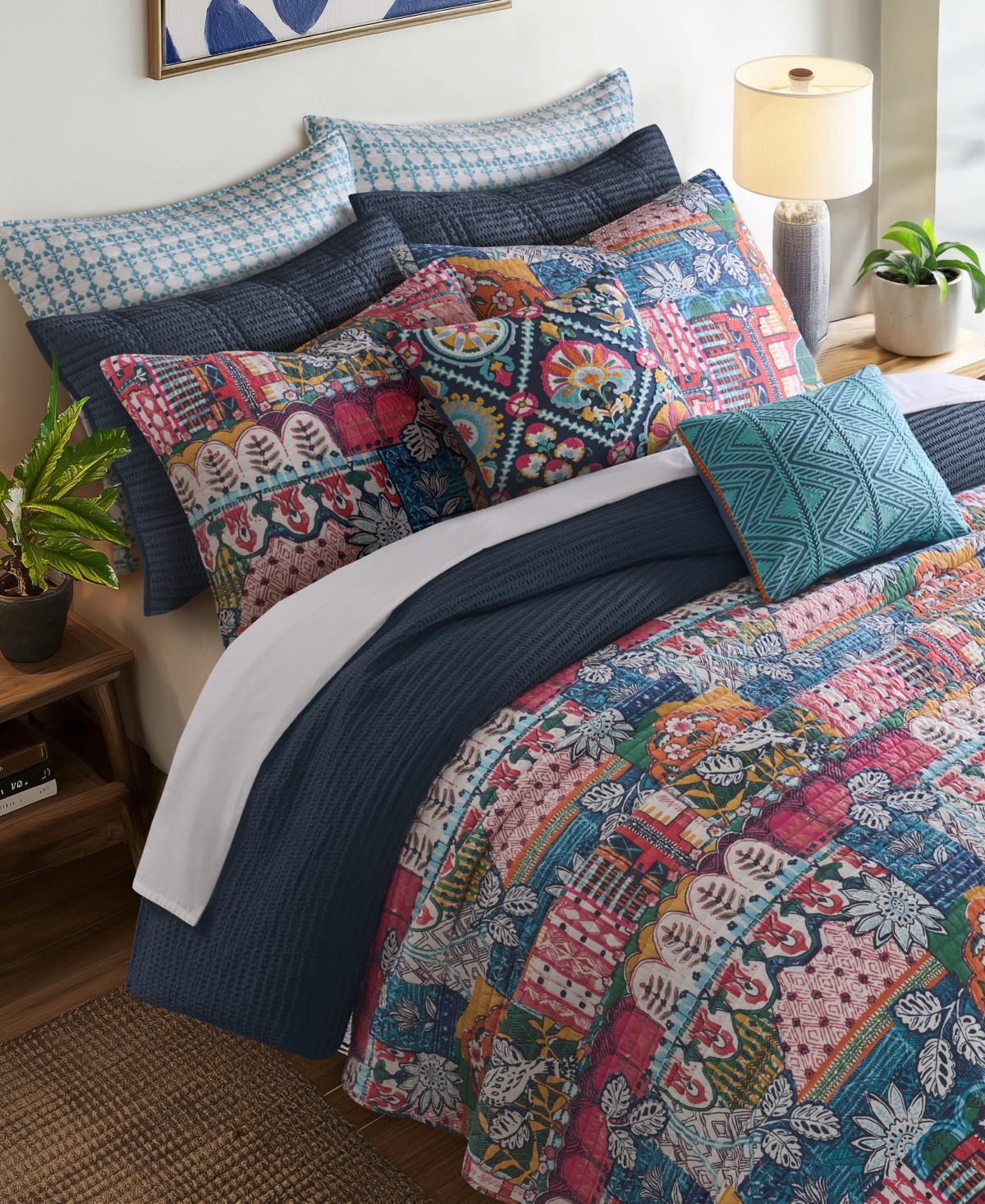 Levtex Home Roshita Quilted Decorative Pillow, 18" x 18"