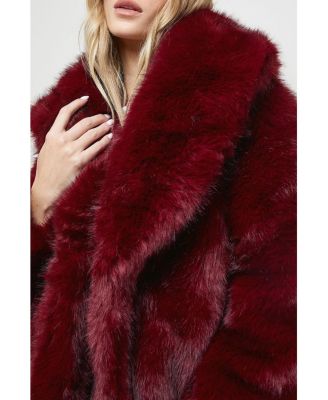 Women's Mongolian Faux Fur Short Coat
