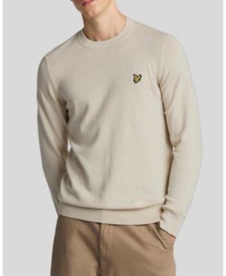 Men's Cotton Merino Crew Neck Sweater