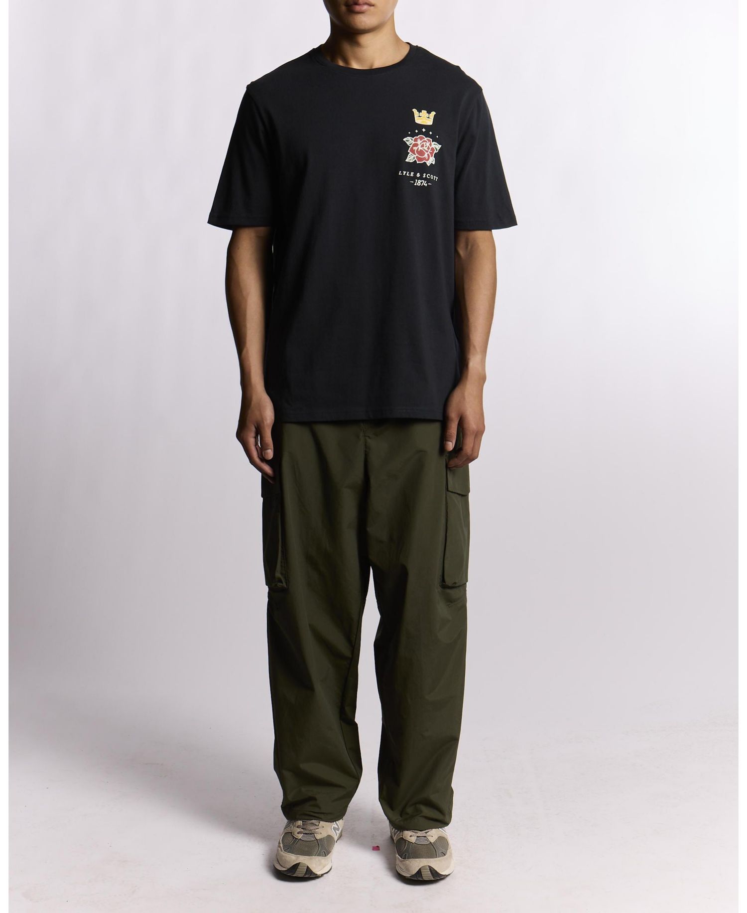Men's Rose And Crown Graphic T-shirt