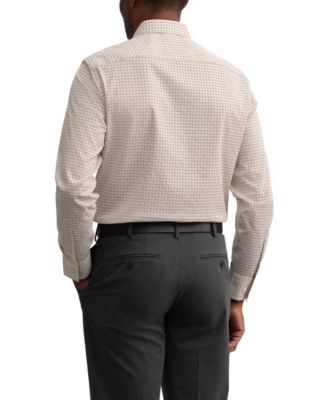 Men's Refined Cotton Stretch Spread Collar Dress Shirt