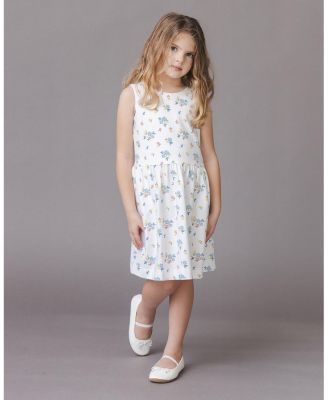 Little Girls Sleeveless Knit Tank Dress
