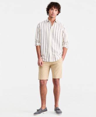 Men's Erillo Striped Button-Up Shirt