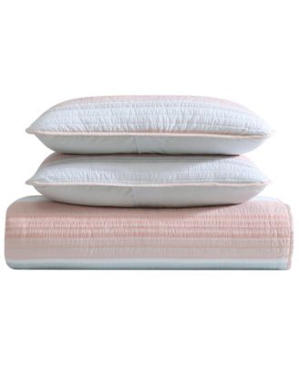Coralinn Stripe 3-Pc. Quilt Set, Full/Queen
