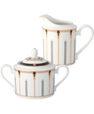 Empire Gold-Tone Sugar and Creamer, Set of 2 image