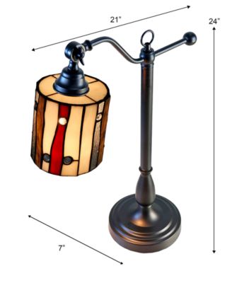 Dale Fiffany El Anza 24" Handmade Tiffany Desk Lamp